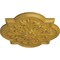 Ekena Millwork Bonetti Ceiling Medallion (Fits Canopies up to 5 1/8"), Hnd-Painted Iridescent Gold, 20"OD x 1 3/4"P CM20BOIGS - alternate 3